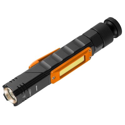 Ліхтар ручний акумуляторний Neo Tools, 2000мАг, 300лм, 3Вт, 5 функцій освітлення, червоне світло, конструкція, 99-034 фото