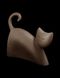 Статуетка N38/B "Кіт" 20 см, коричнева. 5556789543479BROWN фото 1