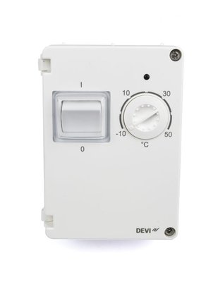 Терморегулятор Devi Devireg 610, -10...50 °C, програмований, DIN, 10А, 230В 140F1080 фото