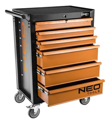 Шафа-візок для інструменту Neo Tools, 6 ящиків, 68x46x103 см, до 280 кг, сталевий корпус 84-221 фото
