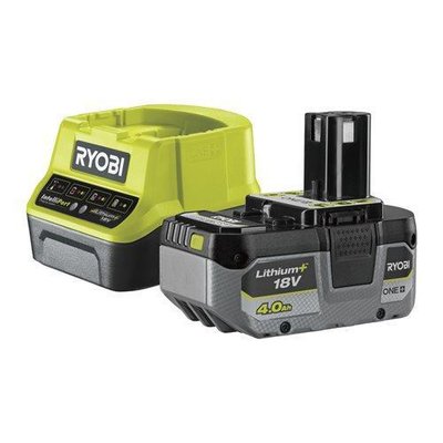 Набір акумулятор + зарядний пристрій RYOBI ONE + RC18120-140X, 18V, 4Aг Lithium+ 5133005091 фото