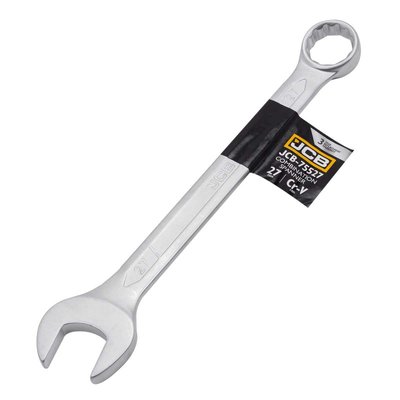 Ключ рожково-накидний JCB Tools CR-V, штамп. (27 мм) JCB-75527 JCB-75527 фото