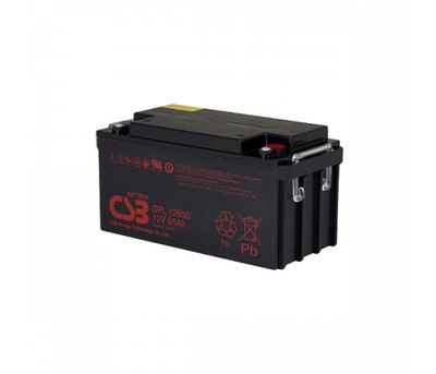 Акумуляторна батарея CSB GPL12650, 12V 65Ah (350х166х174мм), Q1 U_24639 фото