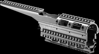Система планок FAB для AK 47/74, 5 планок, алюміній, чорна VFRAK фото