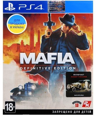 Гра консольна PS4 Mafia Definitive Edition, BD диск 5026555428224 фото