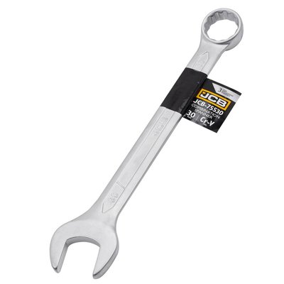 Ключ рожково-накидний JCB Tools CR-V, штамп. (30 мм) JCB-75530 JCB-75530 фото