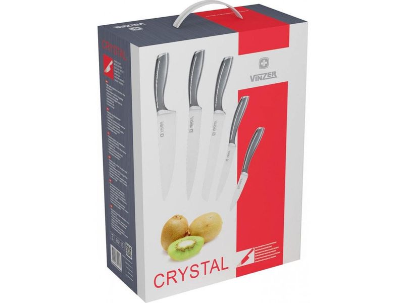 Набір ножів Vinzer CRYSTAL 6 пр 50113 50113 фото