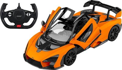 Машинка Rastar McLaren Senna 1:14. Цвет: оранжевый 454.00.26 фото