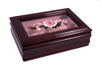 Скринька для прикрас King Wood з трояндою JF-K1350C фото
