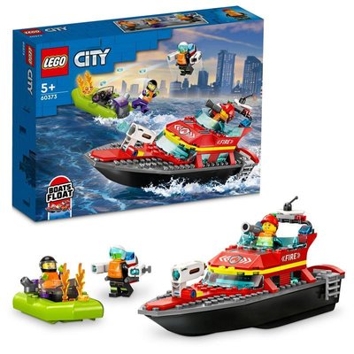Конструктор LEGO City Човен пожежної бригади 60373L фото
