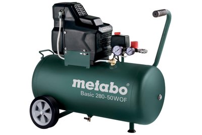 Безмасляний компрессор Metabo Basic 280-50 W OF (Безкоштовна доставка) 601529000 фото