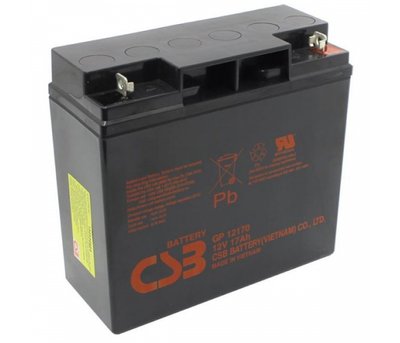 Аккумуляторная батарея CSB GP12170B1, 12V 17Ah (181х77х167мм) Q4/96 U_11644 фото