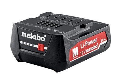Аккумулятор Metabo Li-Ion 12В / 2.0 Ач (Безкоштовна доставка) 625406000 фото