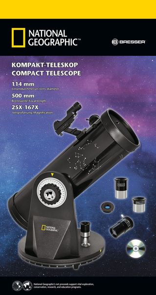 Телескоп National Geographic 114/500 Compact (9065000) 920043 фото