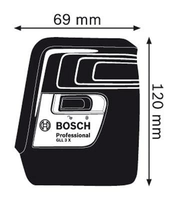 Лазерний нівелір Bosch GLL 3 X Professional 0601063CJ0 0601063CJ0 фото