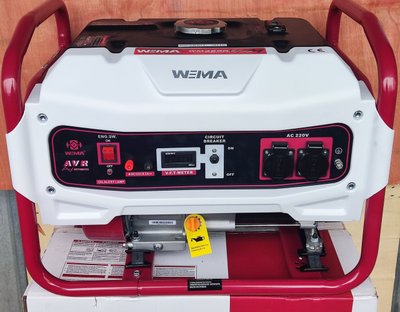 Генератор бензиновий Weima WM3200В (3,2 кВт, 1 фаза, ручний старт) 16016 фото