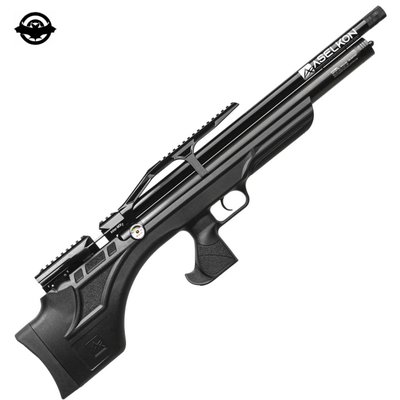 Пневматична редукторна PCP гвинтівка Aselkon MX7 Black кал. 4.5 (1003767) 1003767 фото