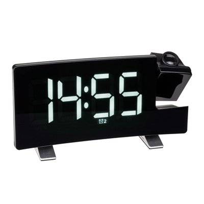Проекційний годинник з FM-радіо та USB зарядкою TFA (60501502) 60501502 фото
