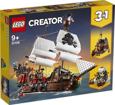 Конструктор LEGO Creator Піратський корабель 31109L фото