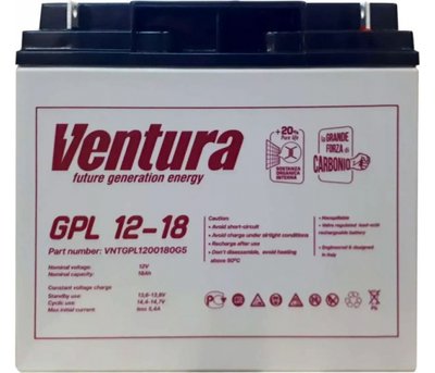 Акумуляторна батарея Ventura 12V 18Ah (181*76*166мм), Q2 U_18029 фото