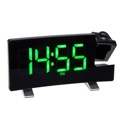 Проекційний годинник з FM-радіо та USB зарядкою TFA (60501504) 60501504 фото