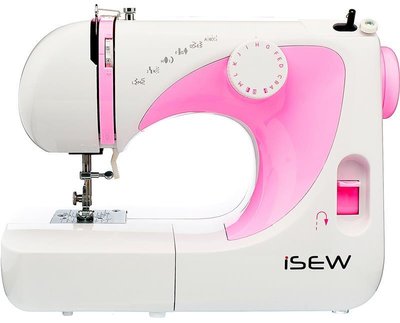 Швейна машина iSEW A15 , електромех., 85 Вт, 15 шв.оп., петля напівавтомат, біло-рожевий ISEW-A15 фото
