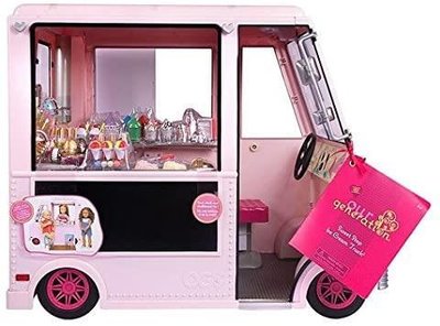 Транспорт для ляльок Our Generation Фургон з морозивом та аксесуарами, рожевий BD37363Z BD37363Z фото
