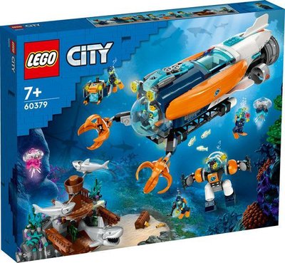 Конструктор LEGO City Глибоководний дослідницький підводний човен 60379L фото