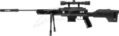 Гвинтівка пневматична Norica Black OPS Sniper + приціл 4x32 + сошки 1665.11.81 фото