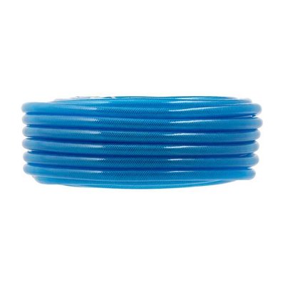 Шланг для води тришаровий, синій, 3/4", 50 м, армований, PVC INTERTOOL GE-4076 GE-4076 фото