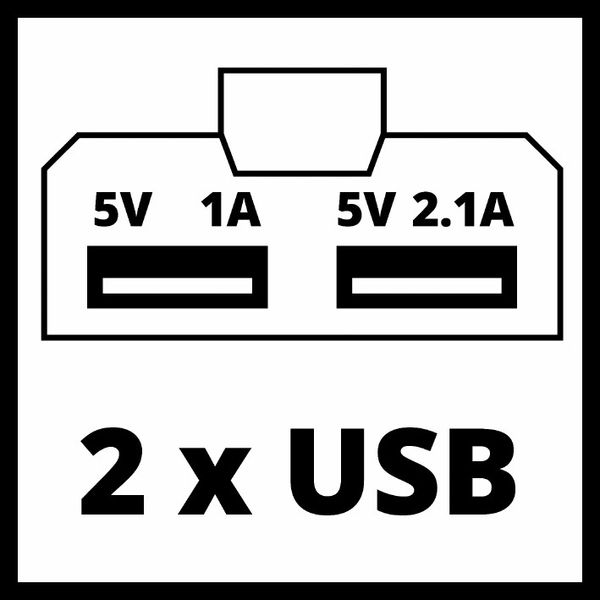 Зарядний пристрій USB акумуляторний Einhell TE-CP 18 Li USB - Solo (4514120) 4514120 фото