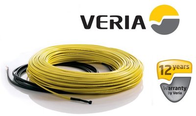 Кабель нагрівальний Veria Flexicable 20, двожильний, для систем опалення, 1.2м кв., 10м, 197Вт, 230В 189B2000 фото