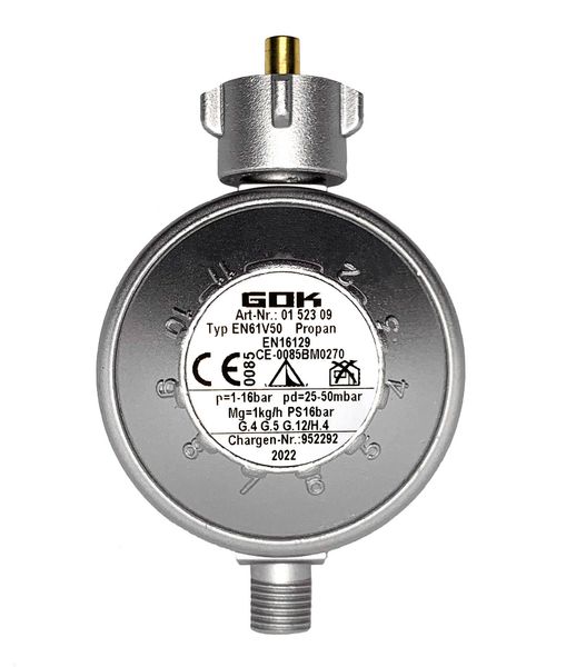 Регулятор тиску газу GOK 1 кг/год 25-50 мбар Komb.AxG1/4LH-KN 11 152309 фото