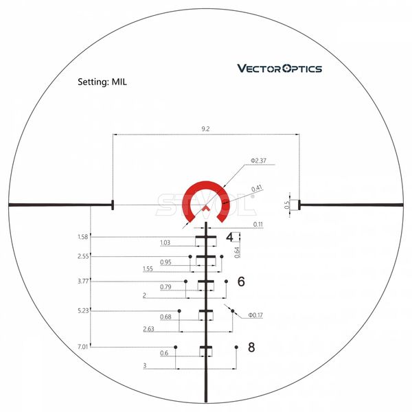Приціл оптичний Vector Optics Continental 1-6x28 (34 mm) FFP Tactical SCFF-31 фото