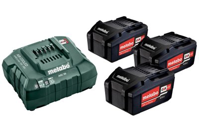Комплект акумуляторних батарей Metabo 3*4.0 А·год 18 В (Безкоштовна доставка) 685049000 фото