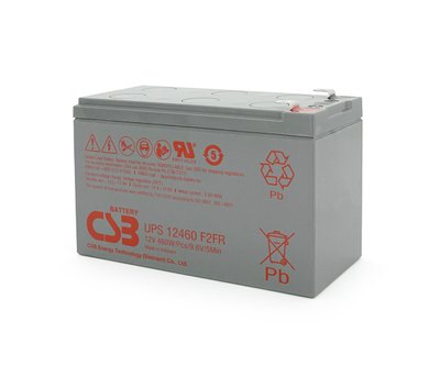 Акумуляторна батарея CSB UPS12460F2FR, 12V9Ah (151х65х94мм) Q10/420 (В'ЄТНАМ) U_01840 фото