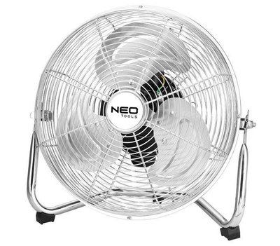 Вентилятор підлоговий Neo Tools, професійний, 50 Вт, діаметр 30 см, 3 швидкості, двигун мідь 100% 90-005 фото