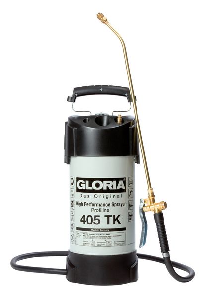 Обприскувач ручний 5л GLORIA Profi 405TK маслостійкий, шланг-1,35м, з під"єднанням до компрес., тиск-6бар, 407.24 фото