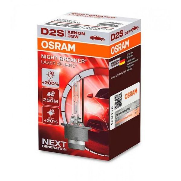 Ксенонова лампа Osram D2S 66240XNL Night Breaker Laser +200% 27867-car фото