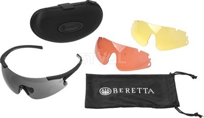 Окуляри "Beretta" Race Shooting Glasses з 3 змінними лінзами OC700-00001-0009 фото