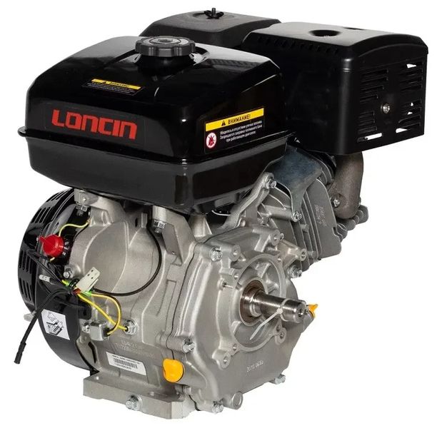 Двигун бензиновий Loncin G420F (16 к. с., шпонка 25 мм, євро 5) 13003 фото