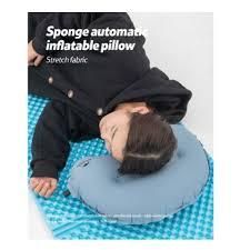 Самонадувна подушка Sponge Pillow New Naturehike NH20ZT006 khaki 6927595773871 фото