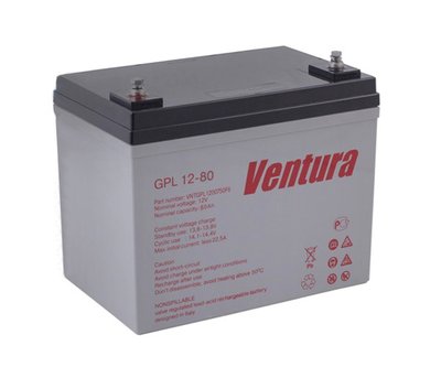 Акумуляторна батарея Ventura 12V 80Ah (260*169*229мм), Q1 U_23633 фото
