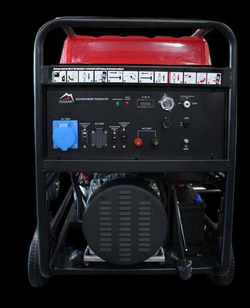 Генераторна установка VULKAN SC18000-III 1ф 15 кВт, ялинок.старт, бак-60л, кнопка SC18000-III фото