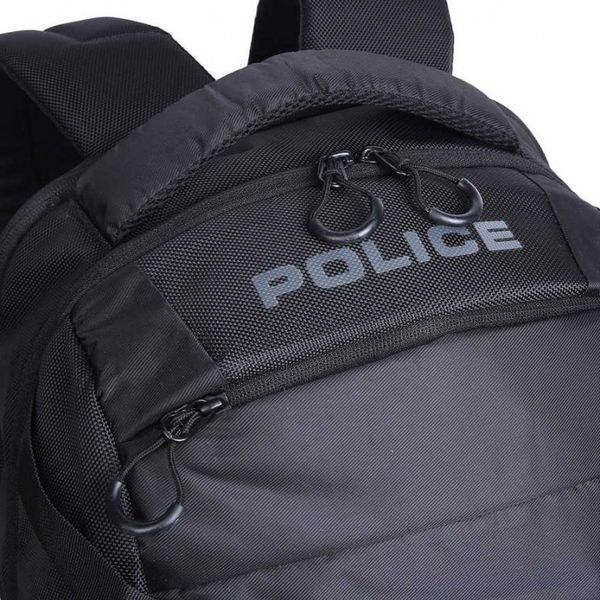 Рюкзак із відділенням для ноутбука 16 дюймів на 30 л POLICE HEDGE BACKPACK ARMY чорний PTO022671_5-1 фото