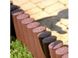Комплект садовой огради Prosperplast PALISADA - коричневий, 2,4 м 5905197140131 фото 4