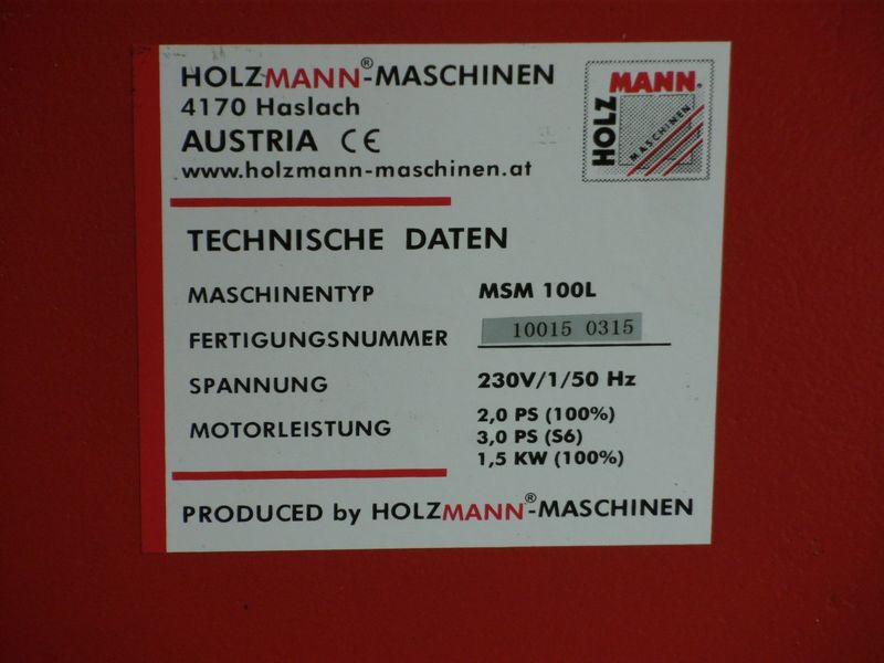 Стрічкова шліфувальна машина по металу Holzmann MSM 100L MSM100NEO_400V фото