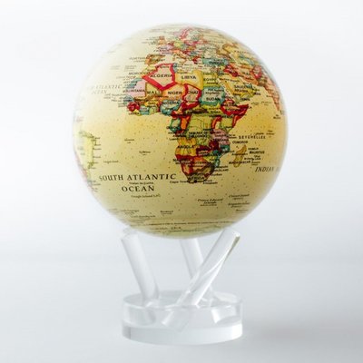 Гиро-глобус Ретро карта мира, 21,6 см (MG-85-ATE-Y) MG-85-ATE-Y фото