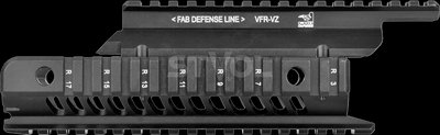 Система планок FAB для VZ. 58, 5 планок, алюміній, чорна VFRVZ фото