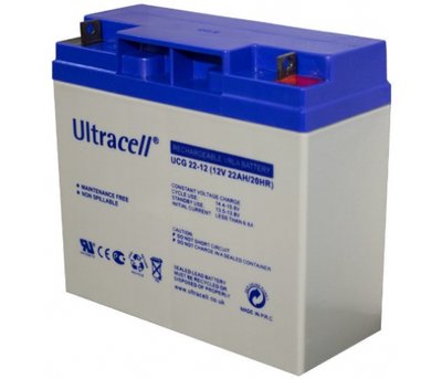 Акумуляторна батарея Ultracell UCG22-12 GEL 12V 22 Ah (182x 77 x 168) White Q1/230 U_28768 фото
